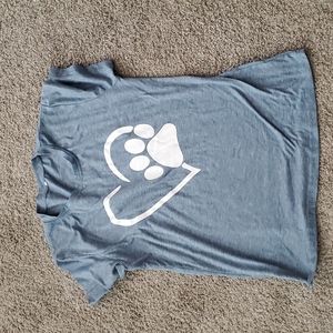 A blue,large,soft,and comfortable top